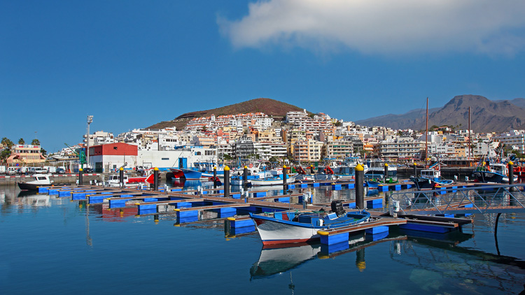 Los Cristianos port, Canary Islands