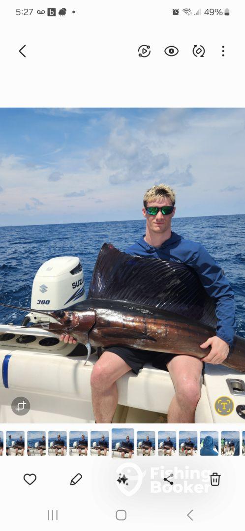 Fishing aboard the Relaxer