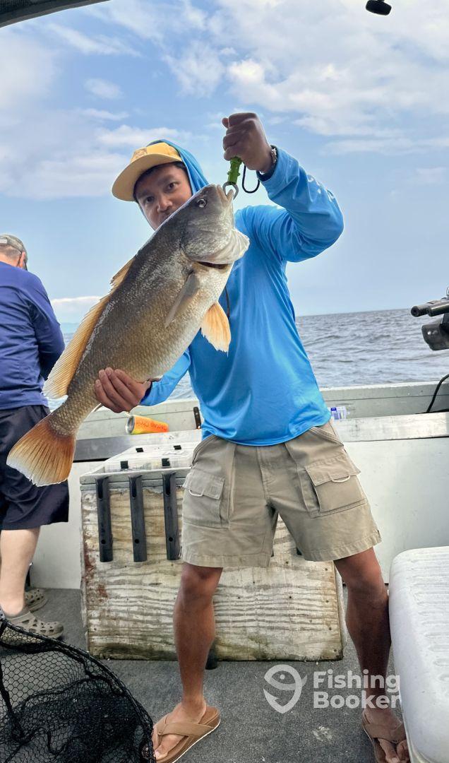 Great day on the water, caught lots of fish