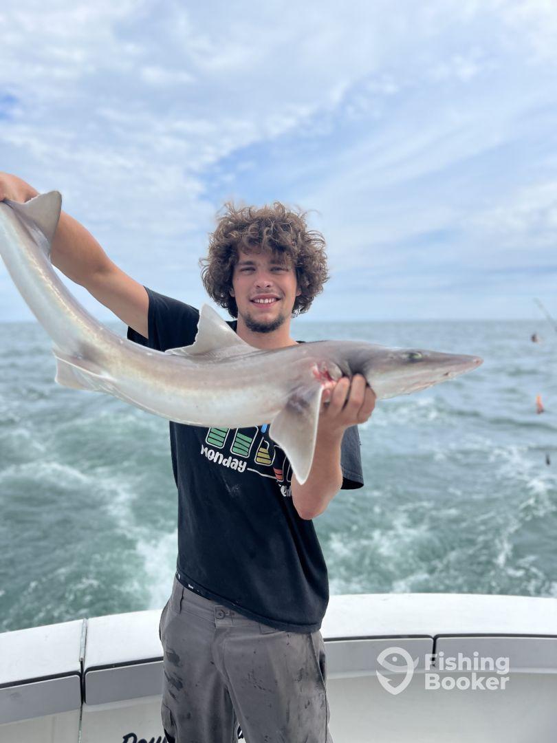 Great day on the water with Capt Brett and 1st Mate Ethan!!