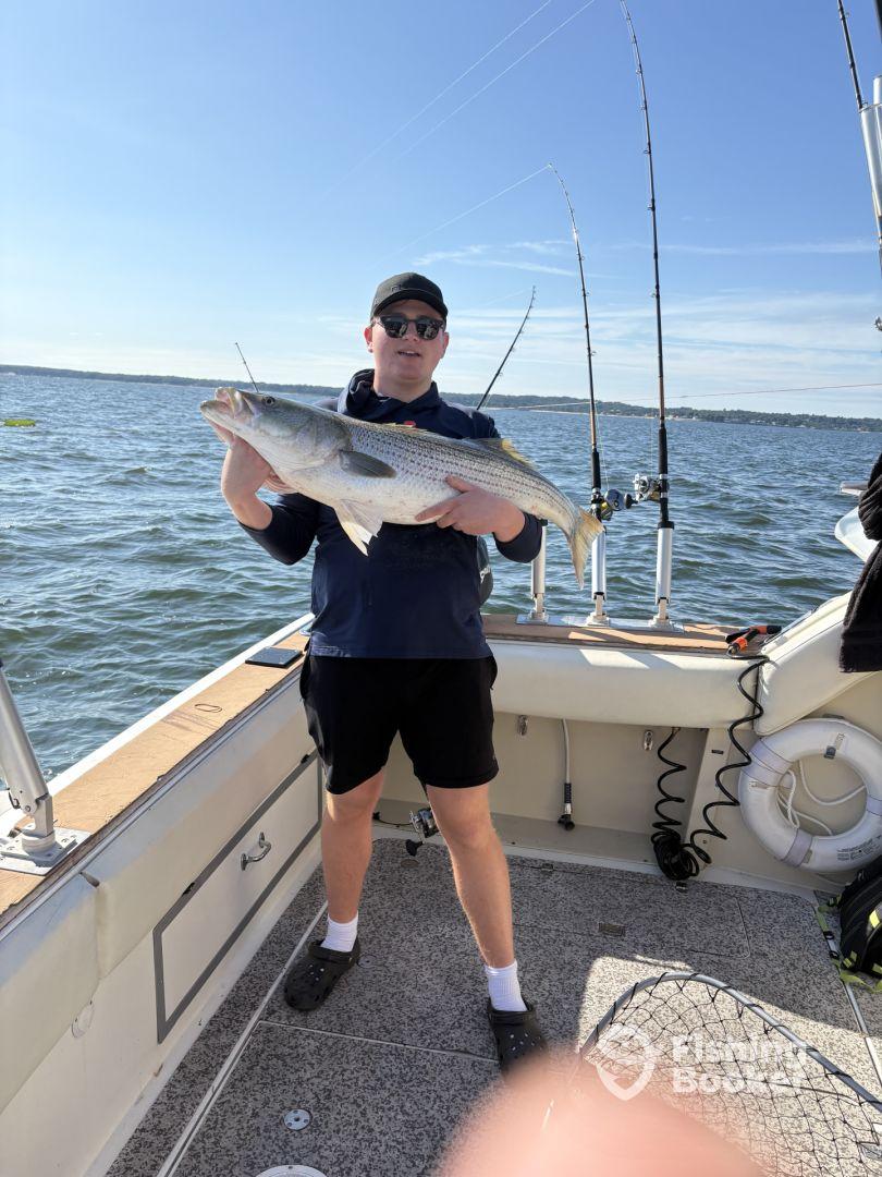 4 hour striped bass trip 