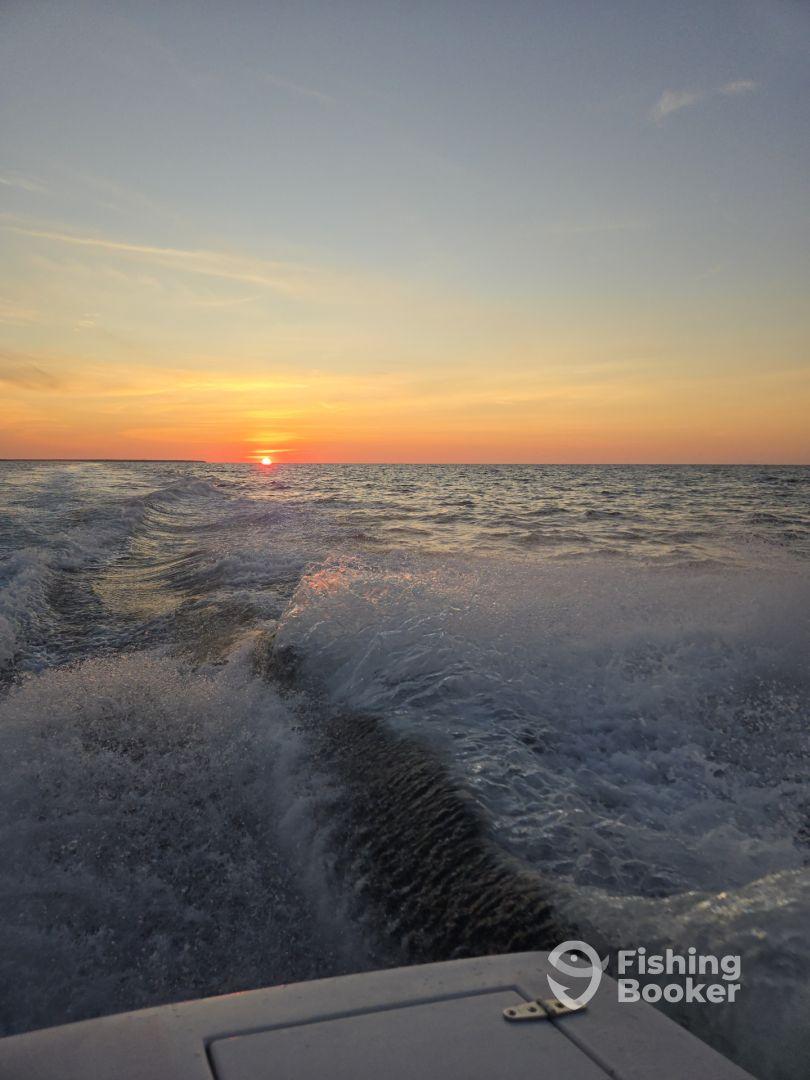 We went catching not fishing.