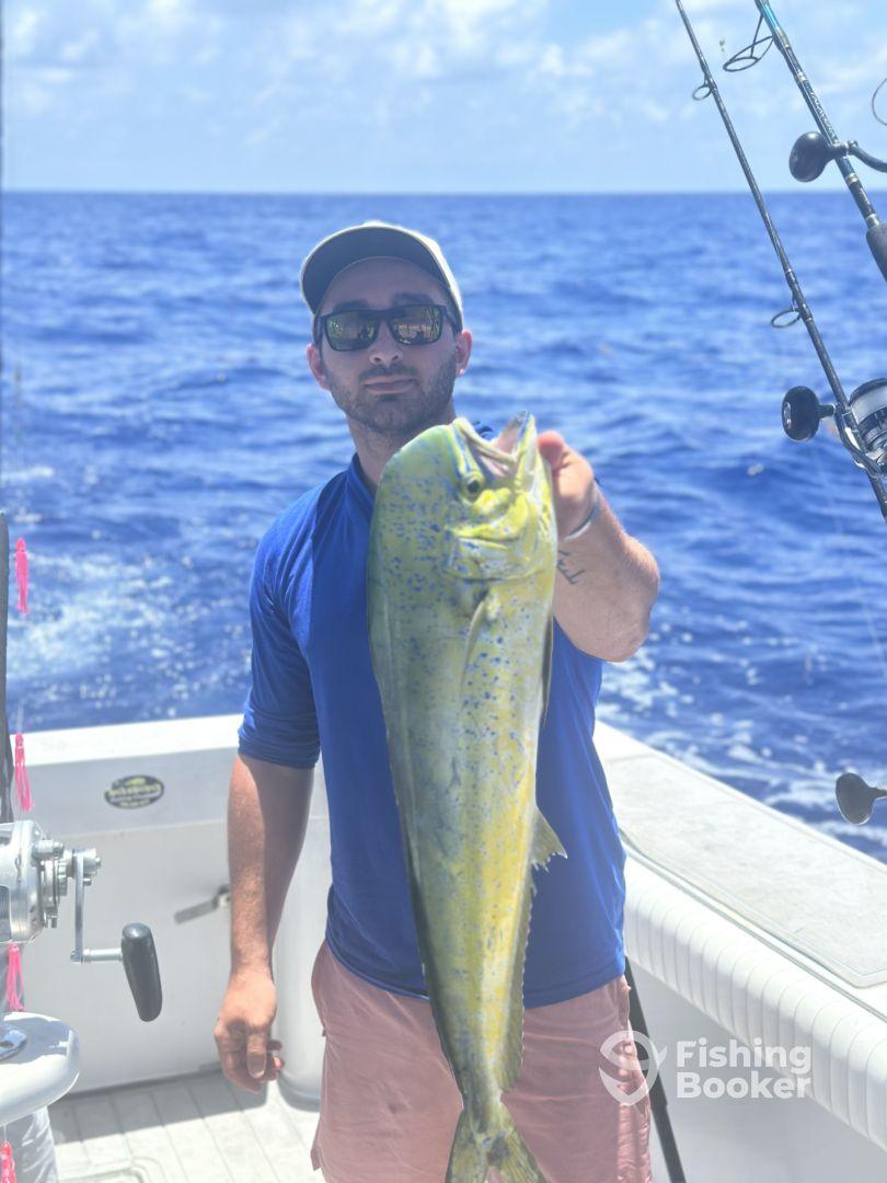 Hard working captain and crew