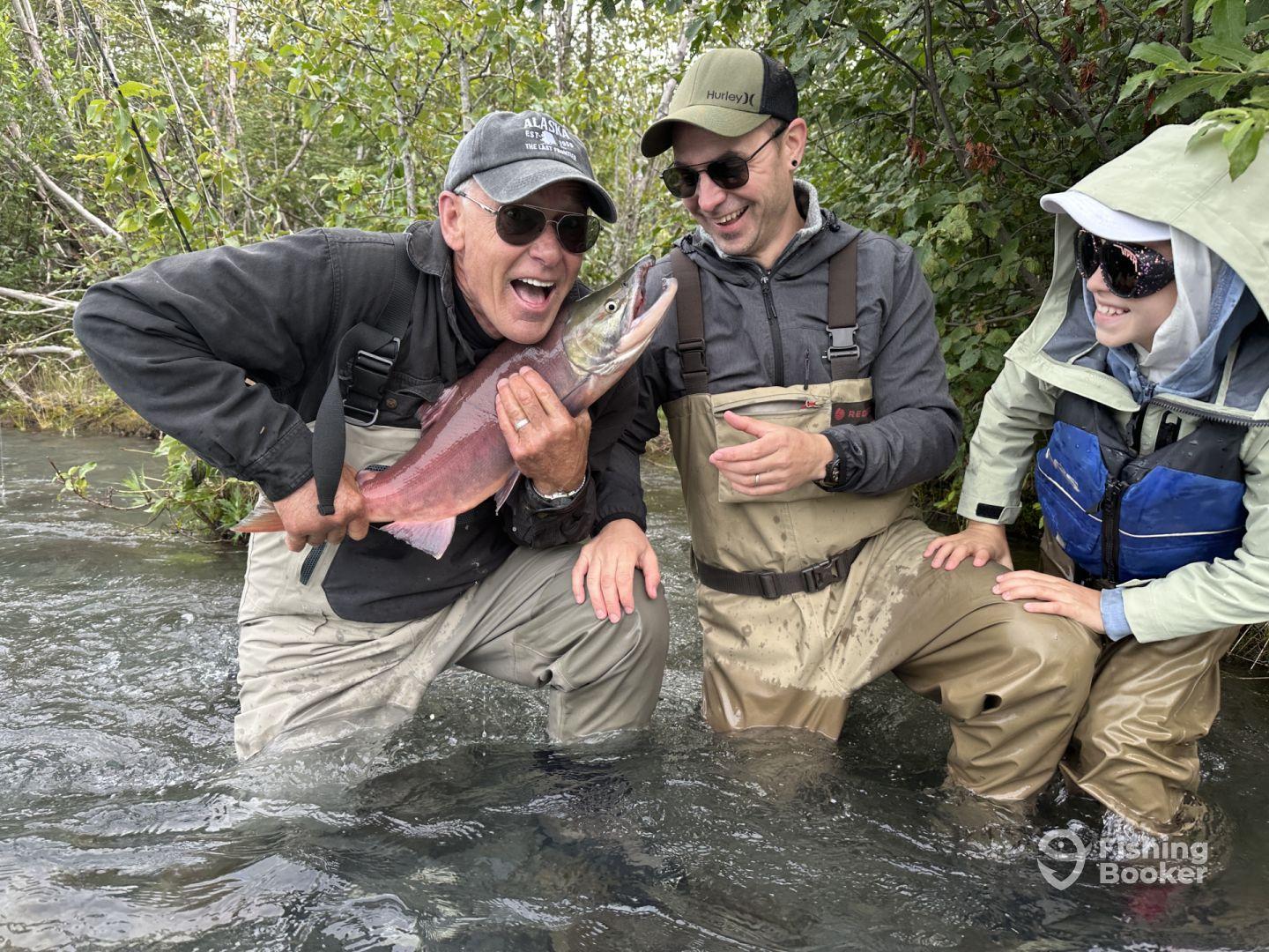 AM Salmon fly fishing - awesome!
