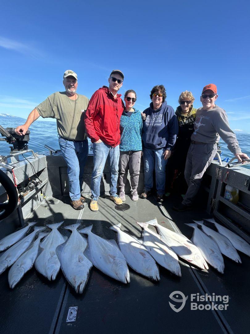 Awesome day fishing halibut in Homer!