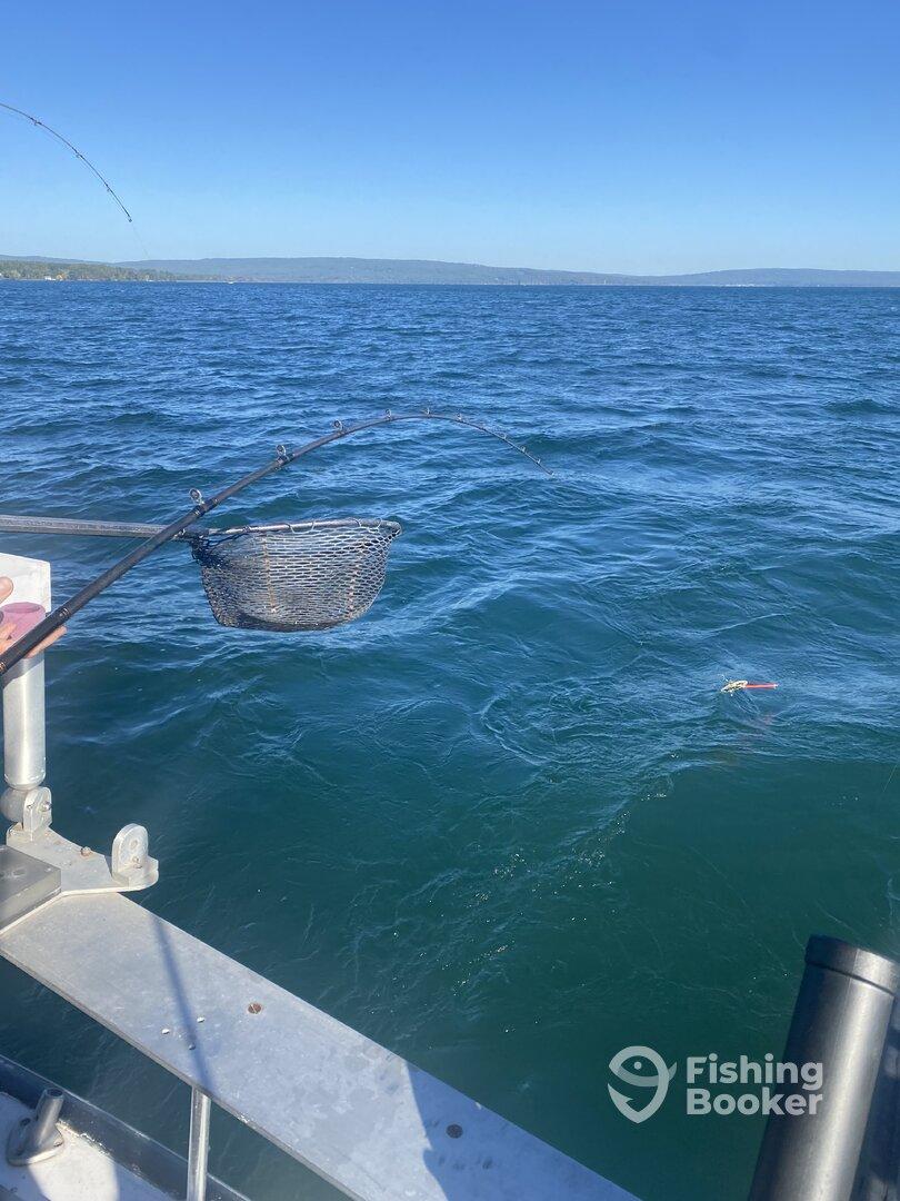 First time chartered fishing 