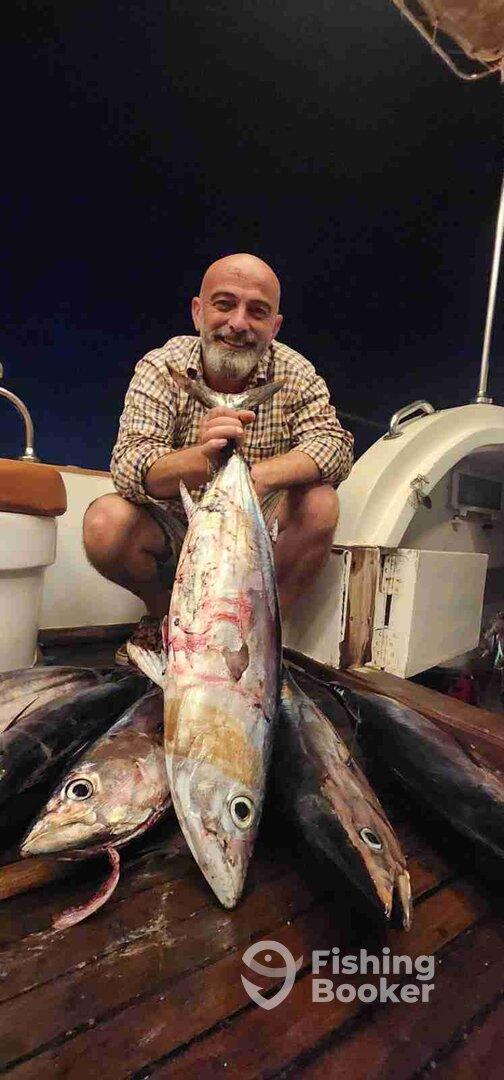 The tuna were biting