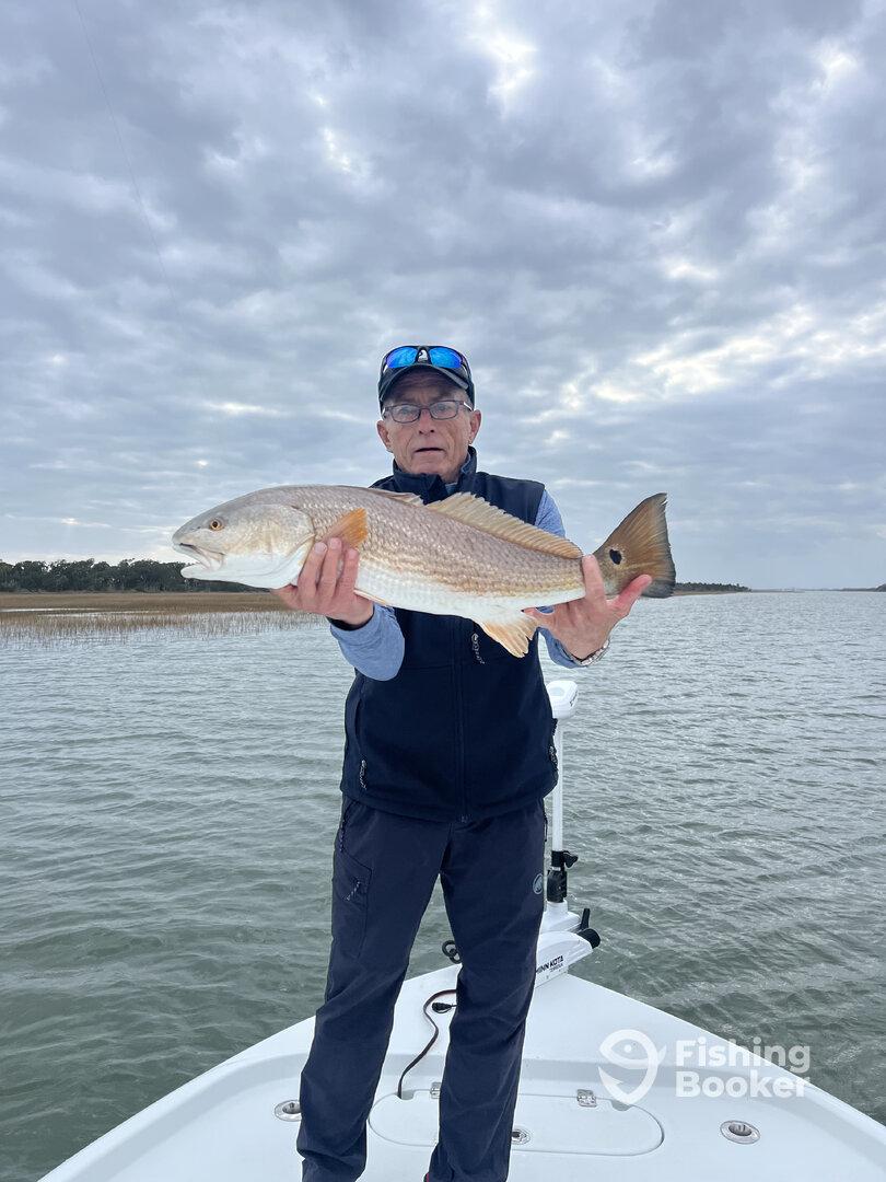 Headshaker Charters Captain Robert finds December Reds!