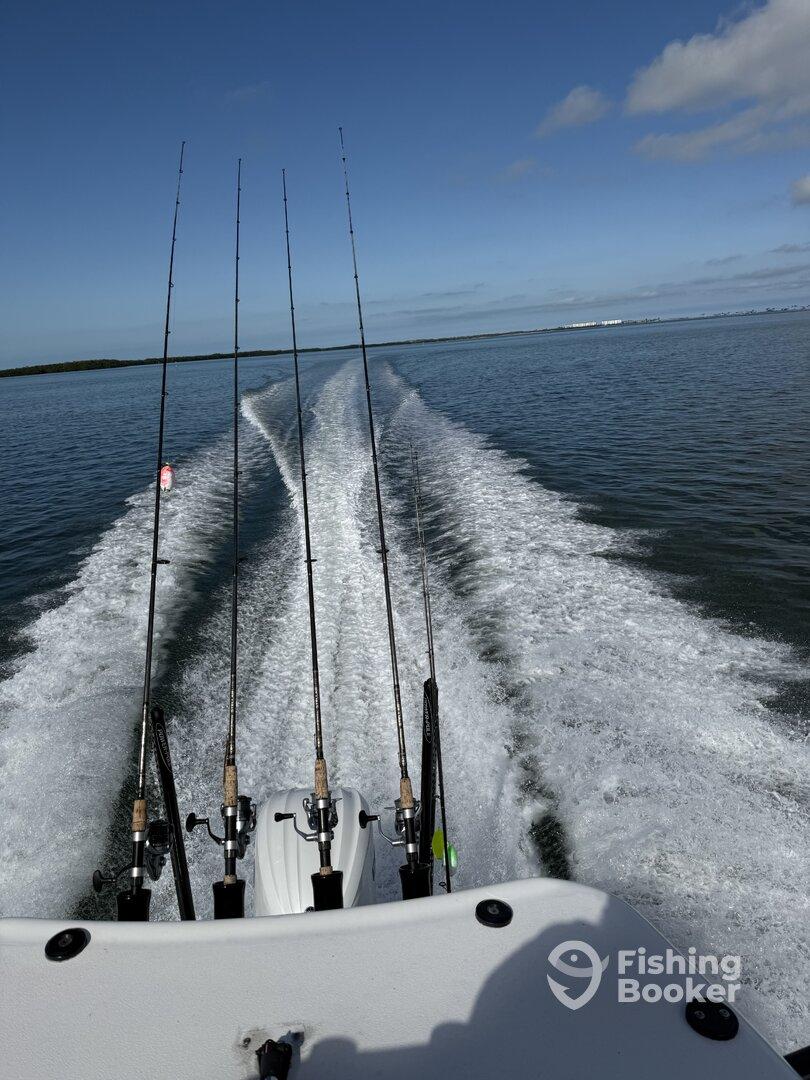 Beautiful new boat - great fish - friendly guides!