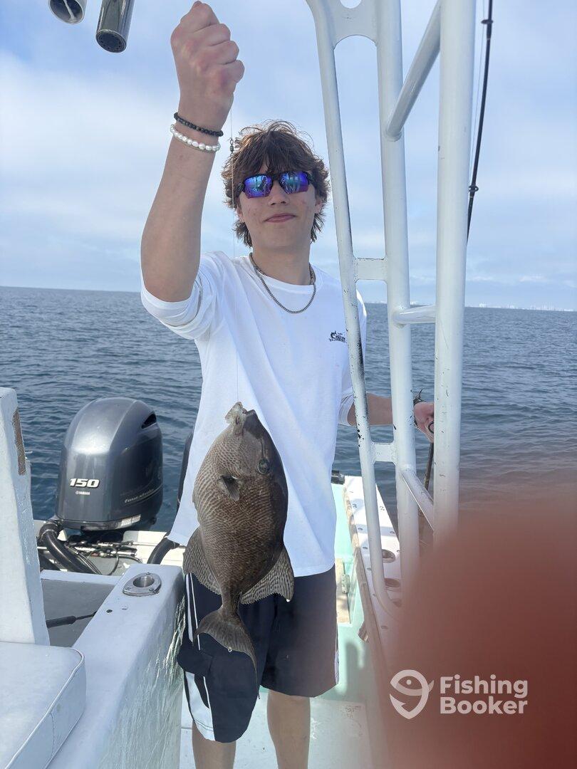 captain Taylor was delightful! educational, patient with teenage boys, and a ton of fun.