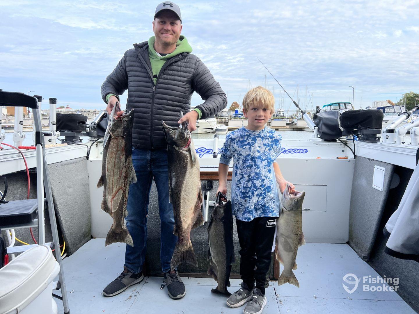 Morning fishing was spectacular. 