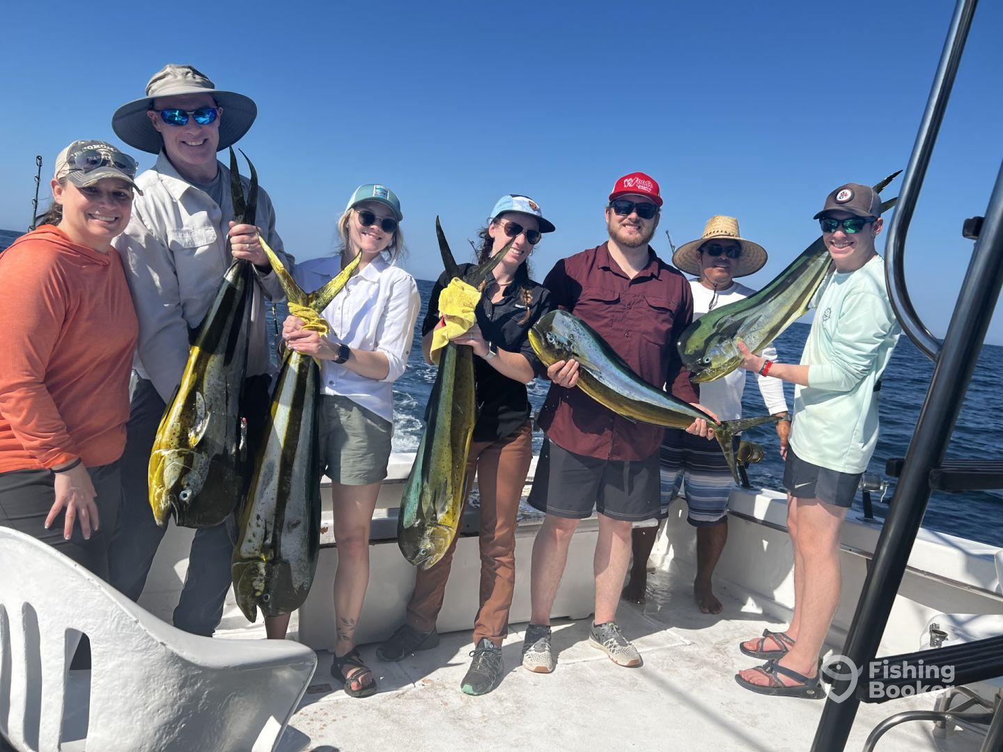 8 hour with captain Cesar. 