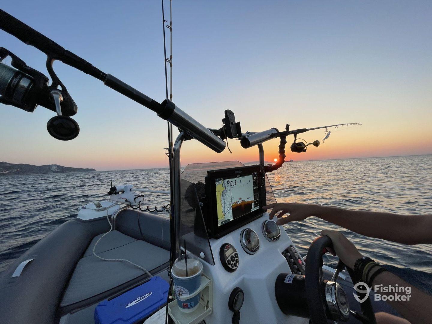 Looking for the big catch with Captain Konstantinos