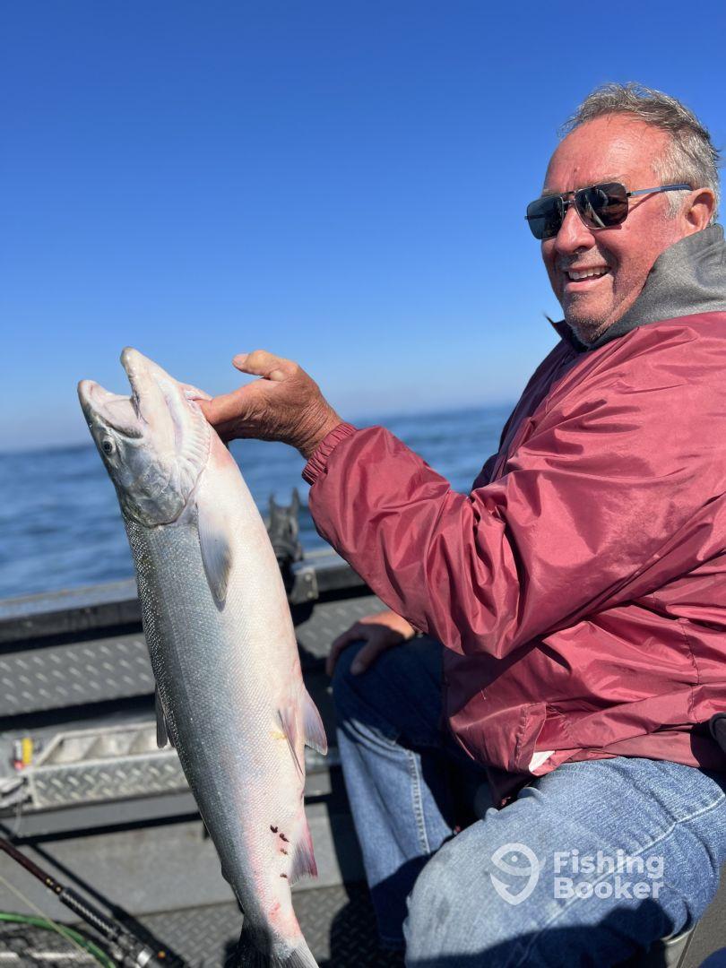 Full Day of fabulous fishing and crabbing with a great guide, who was so patient with two novices