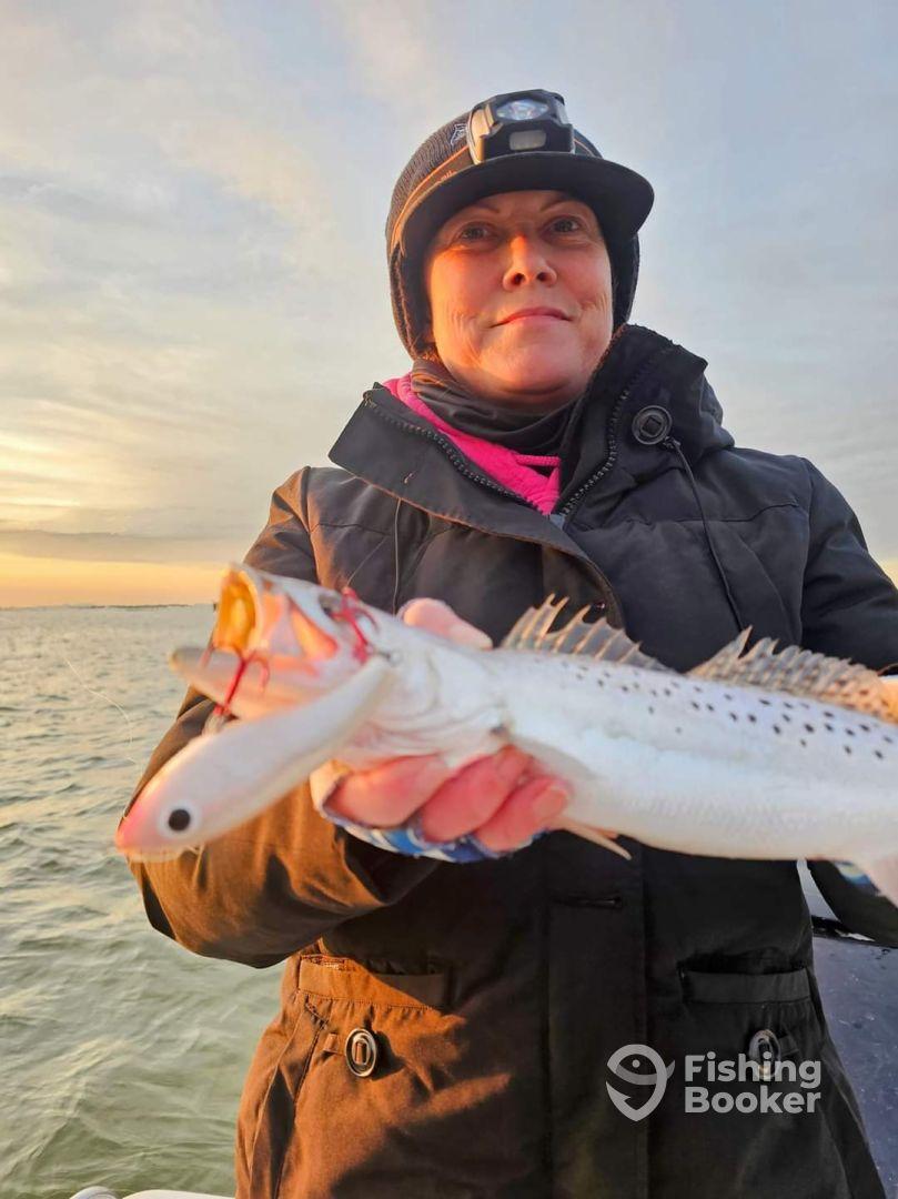 Great day on the boat with Capt Charles Cleburn 