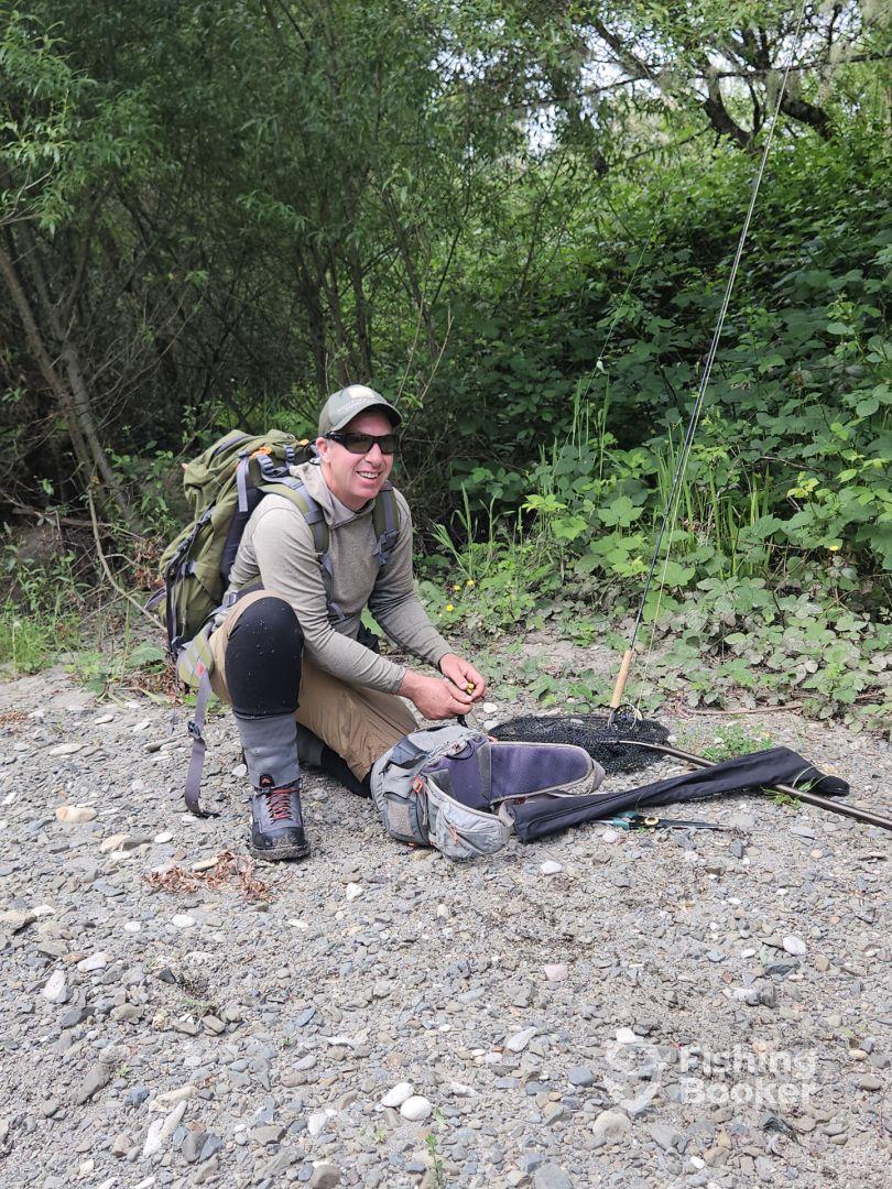 Julian is a great guide for wade fishing some beautiful stretches of water.