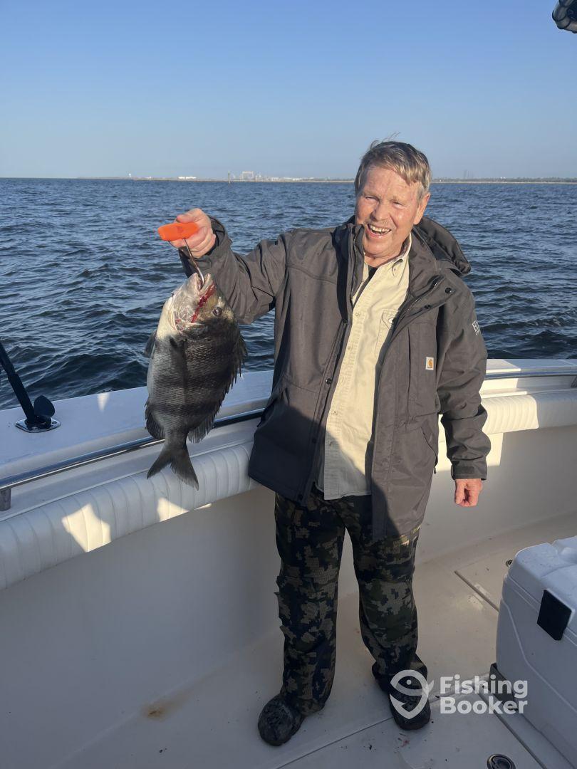 Excellent Sheepshead Fishing Trip
