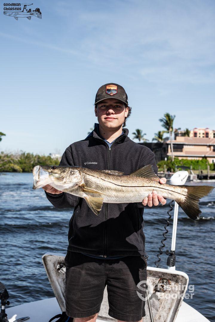 8 hour fishing trip.