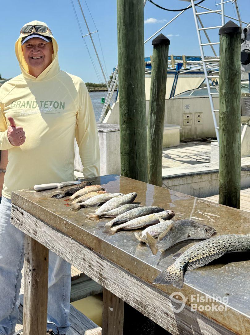 Great successful fishing trip