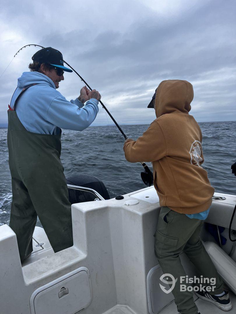 Slow fishing but not without effort