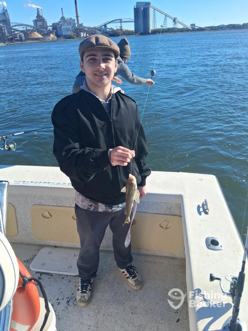 8 Year old Nephew catches the most Fish