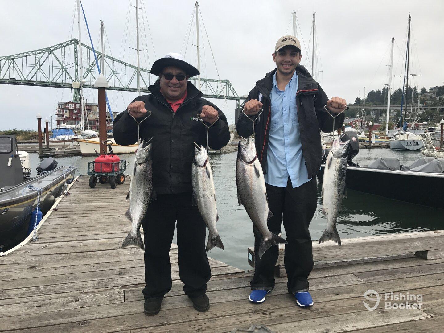 Full day father/ son bonding trip with Captain Bruce