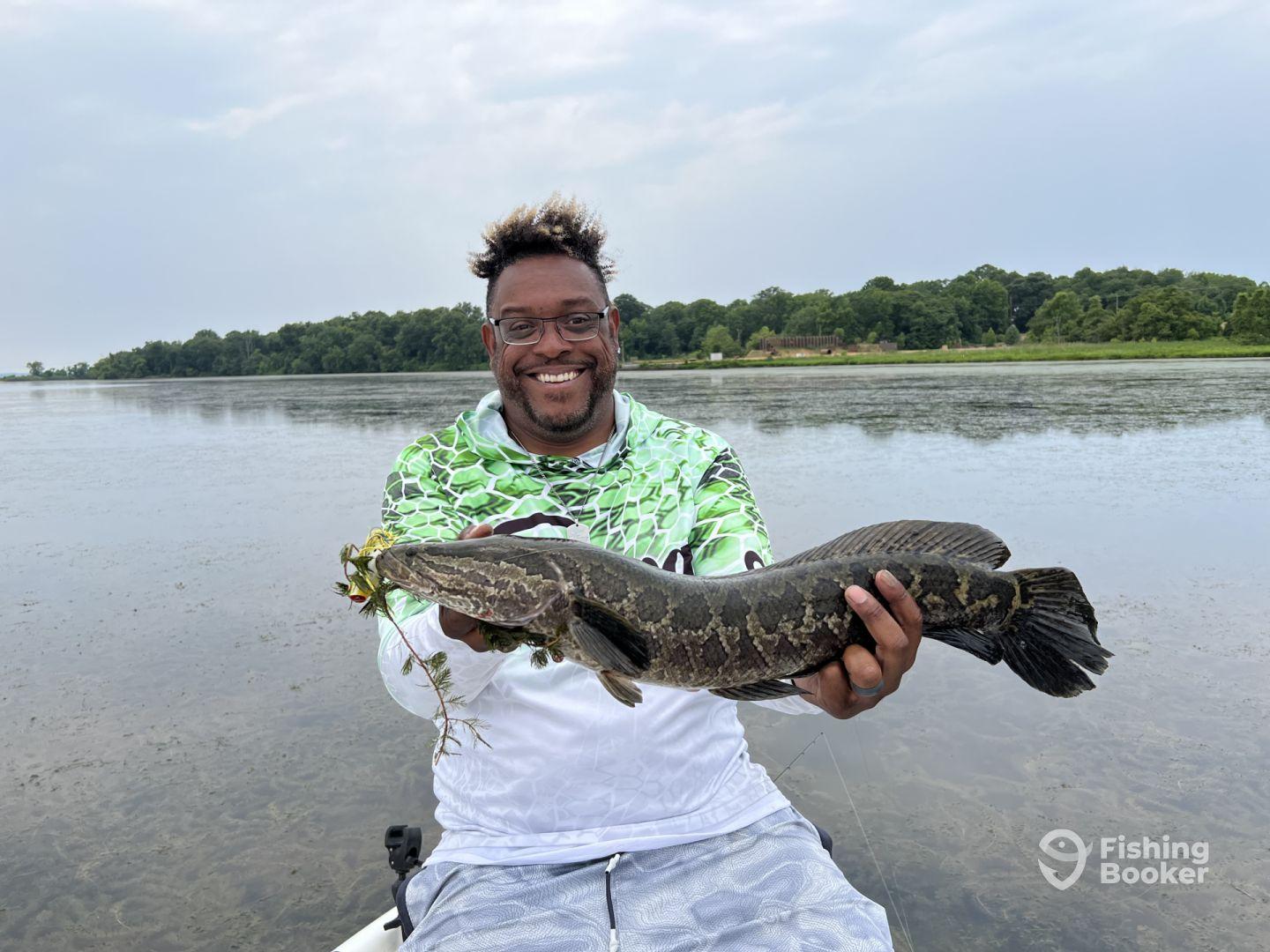 Potomac bass fishing trip