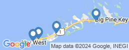 Map of fishing charters in Key West