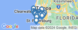 Map of fishing charters in St. Petersburg