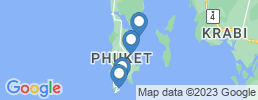 Map of fishing charters in Chalong