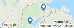 Map of fishing charters in Inari