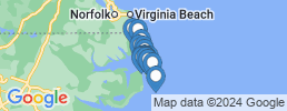 Map of fishing charters in Nags Head