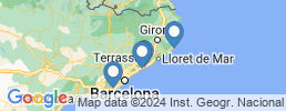 Map of fishing charters in Arenys de Mar