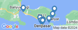 Map of fishing charters in Bali