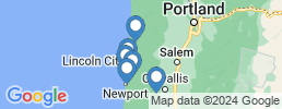 Map of fishing charters in Depoe Bay