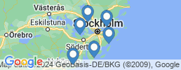 Map of fishing charters in Stockholm Archipelago