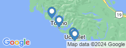 Map of fishing charters in Tofino