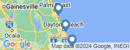 Map of fishing charters in Daytona Beach