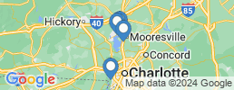 Map of fishing charters in Charlotte