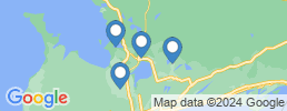Map of fishing charters in Orillia