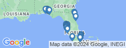 Map of fishing charters in Florida