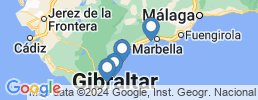 Map of fishing charters in Algeciras