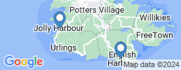 Map of fishing charters in Jolly Harbour Marina