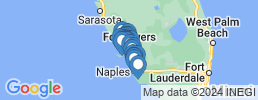 Map of fishing charters in Bonita Springs
