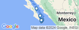 Map of fishing charters in Baja California Sur