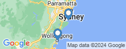 Map of fishing charters in Wollongong