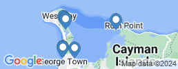 Map of fishing charters in Grand Cayman