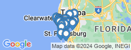 Map of fishing charters in St. Petersburg