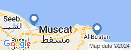 Map of fishing charters in Muscat