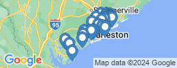 Map of fishing charters in Seabrook Island